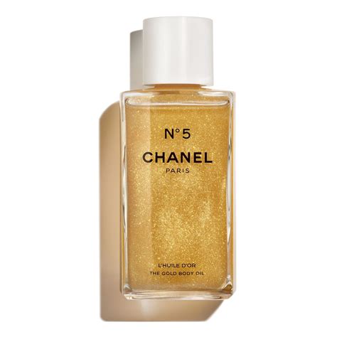 chanel no 5 gold body oil|chanel body oil review.